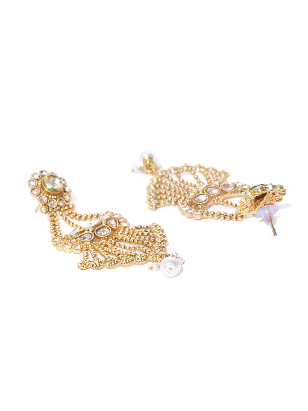 YouBella Gold-Toned Classic Drop Earrings